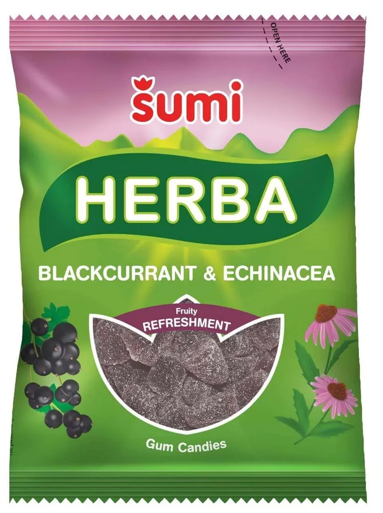 

Карамель Herba Черная смородина-эхинацея 90 г