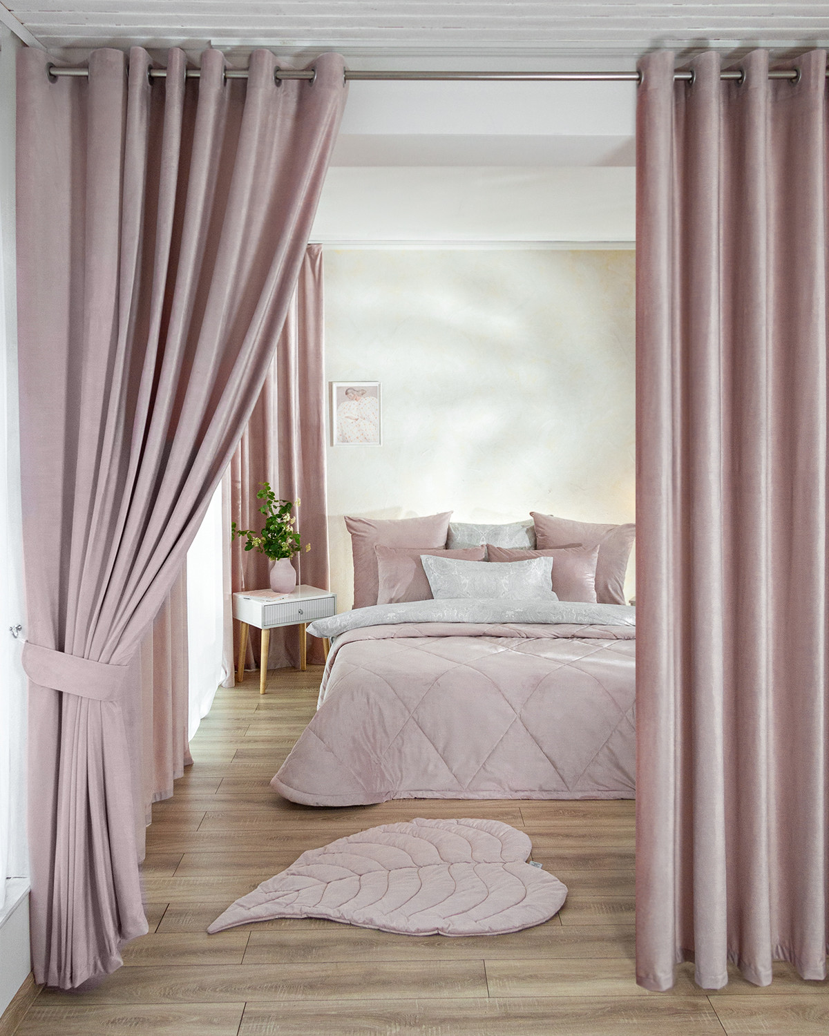 

Комплект штор Evrika Home Беллиссимо 150x245, Беллиссимо люв 2ш