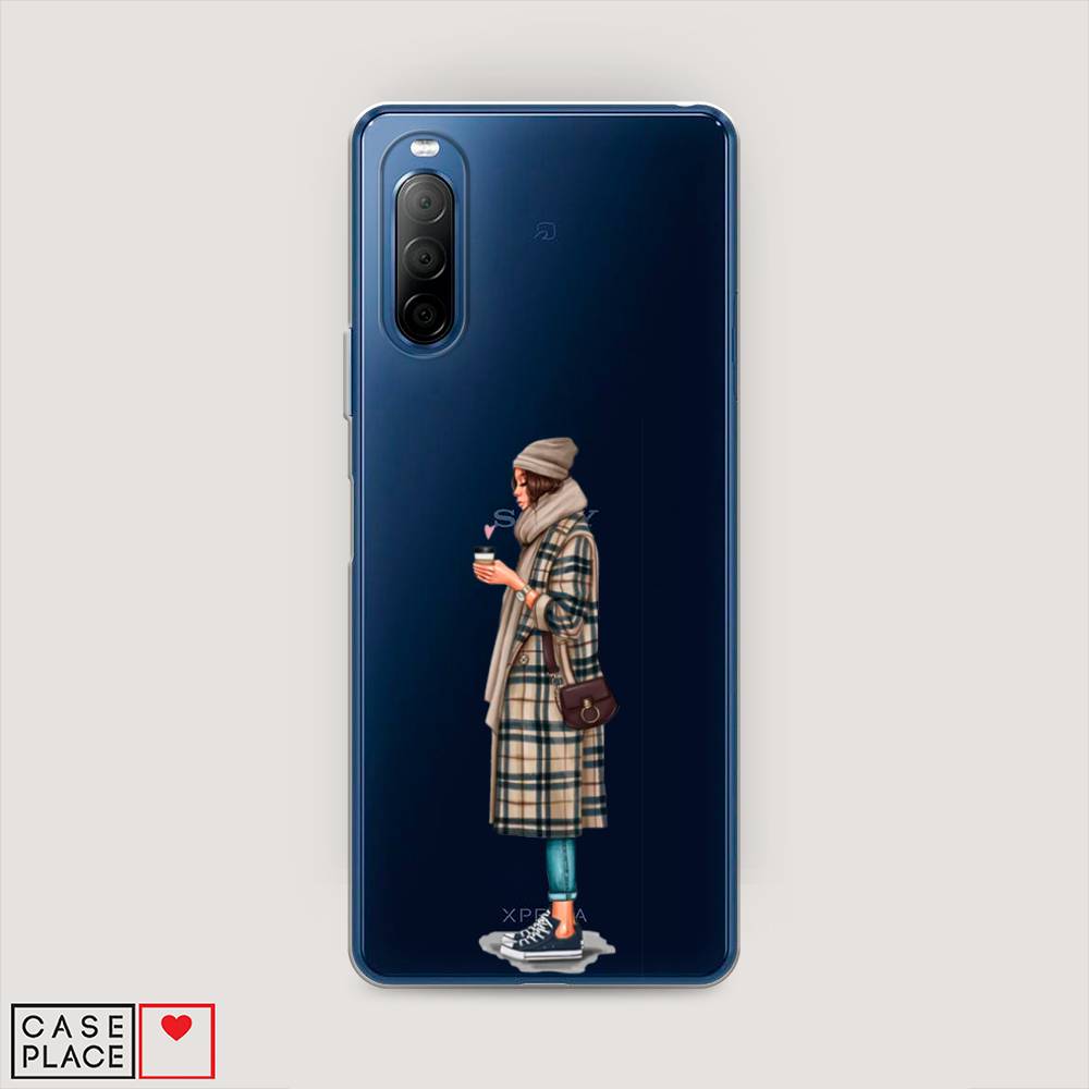 

Чехол на Sony Xperia 10 II "Утренний кофе", Коричневый;бежевый, 54650-6
