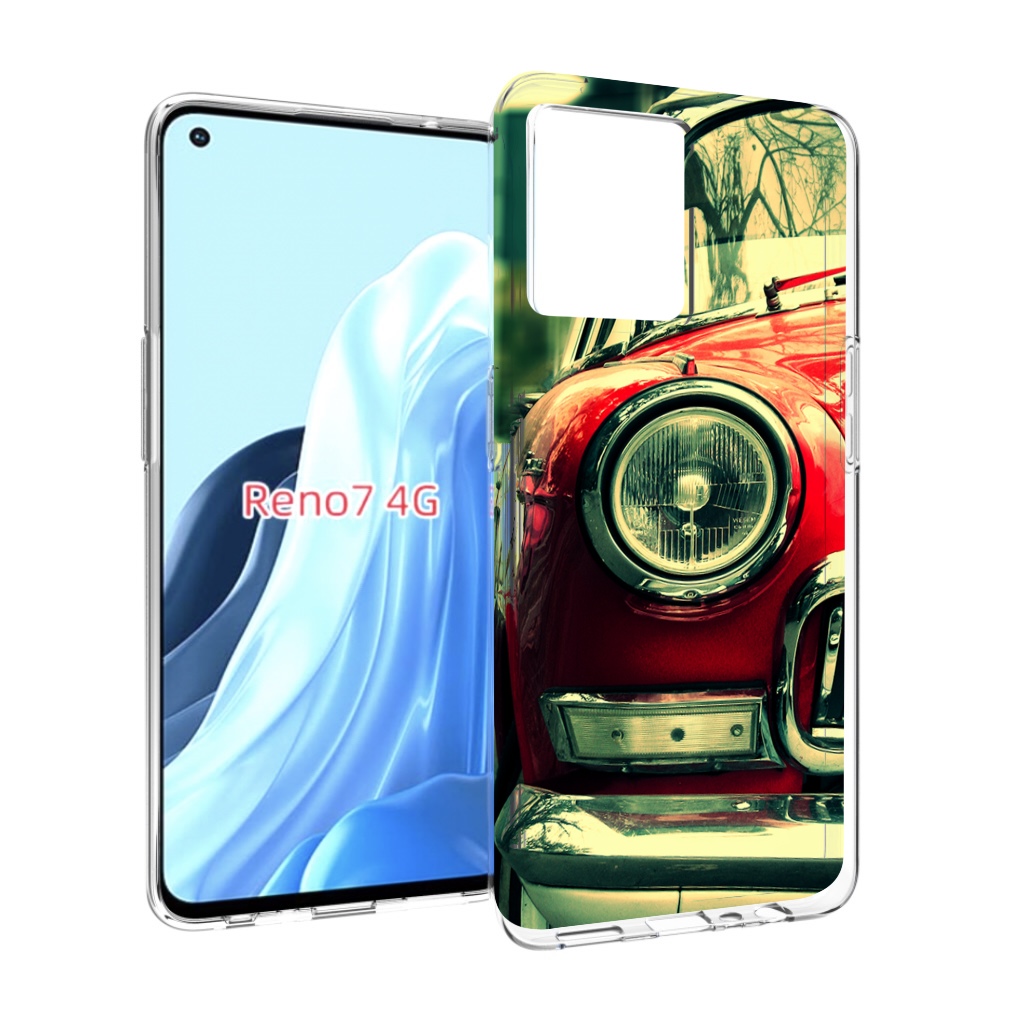 

Чехол MyPads Винтажная-машина мужской для OPPO RENO 7 4G, Прозрачный, Tocco