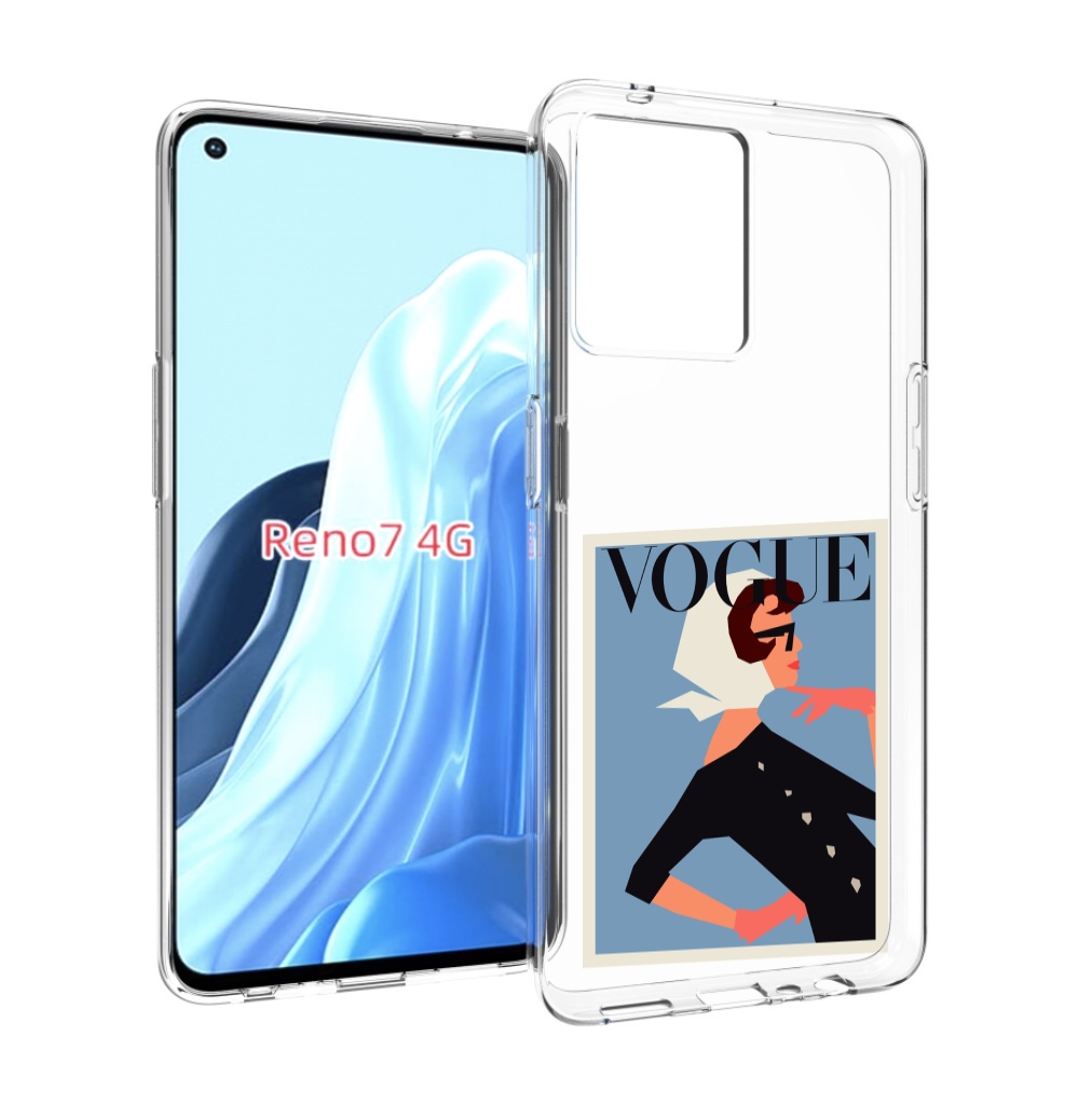 

Чехол MyPads Вогуе картинка для OPPO RENO 7 4G, Прозрачный, Tocco