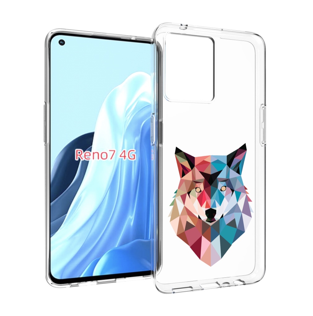 

Чехол MyPads Геометрический-волк для OPPO RENO 7 4G, Прозрачный, Tocco