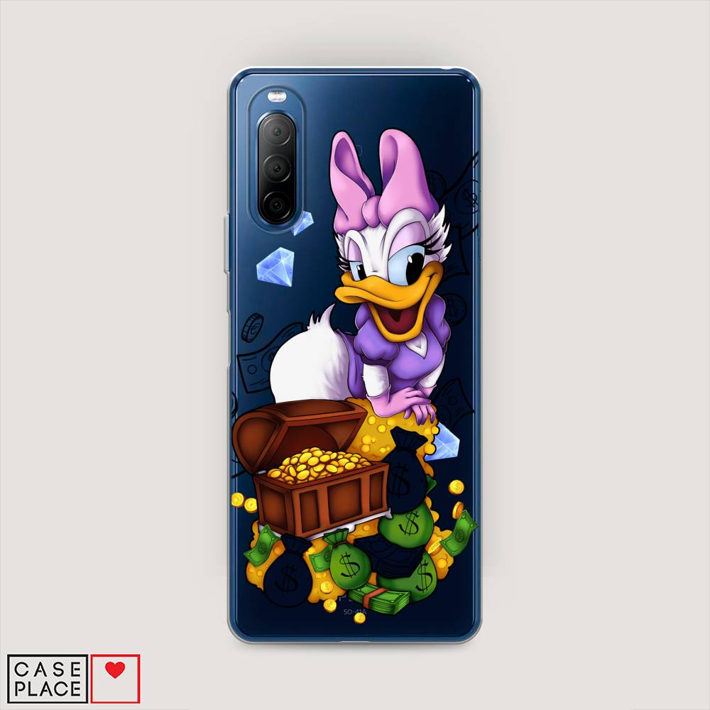 

Чехол на Sony Xperia 10 II "Rich Daisy Duck", Коричневый;белый;фиолетовый, 54650-6