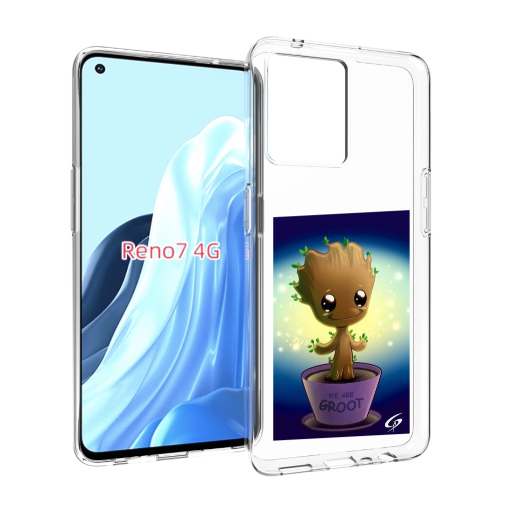 

Чехол MyPads Грут для OPPO RENO 7 4G, Прозрачный, Tocco