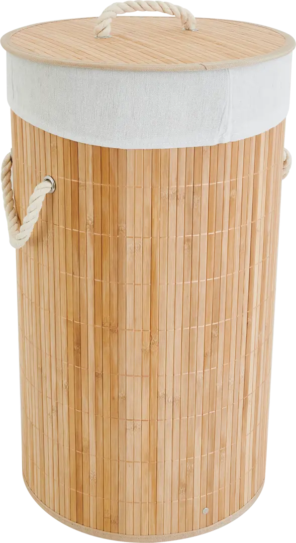 Корзина для белья Sensea Bamboo 60 л цвет бамбук