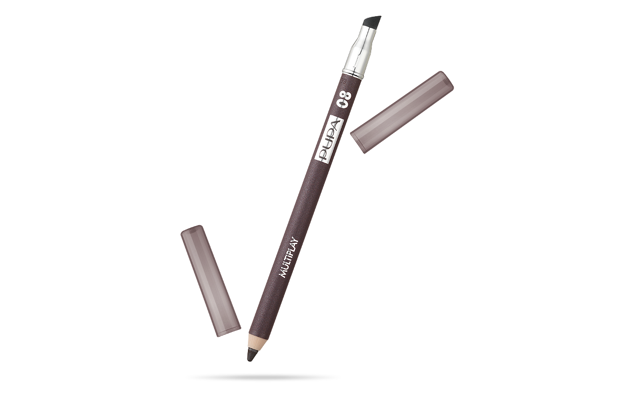 Купить Карандаш для век с аппликатором PUPA Multiplay Eye Pencil, тон №08 Basic Brun (244008)