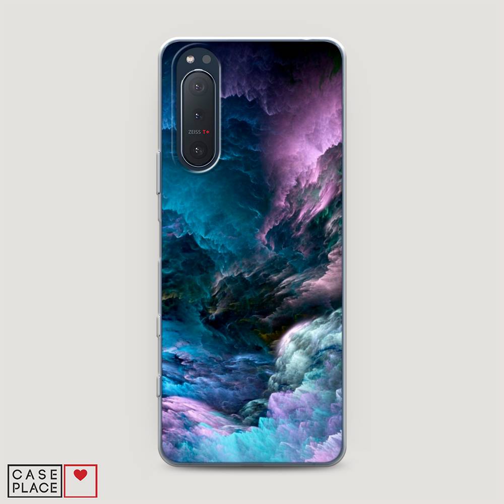 

Чехол на Sony Xperia 5 II "Загадочное небо", Синий;фиолетовый, 54750-2