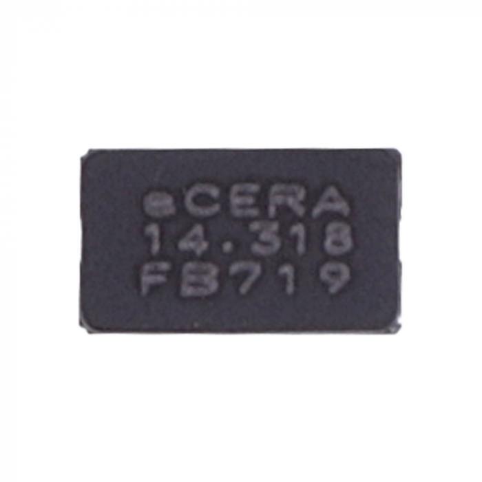

Пассивный кварцевый генератор XTAL 14.318 MHz SMD