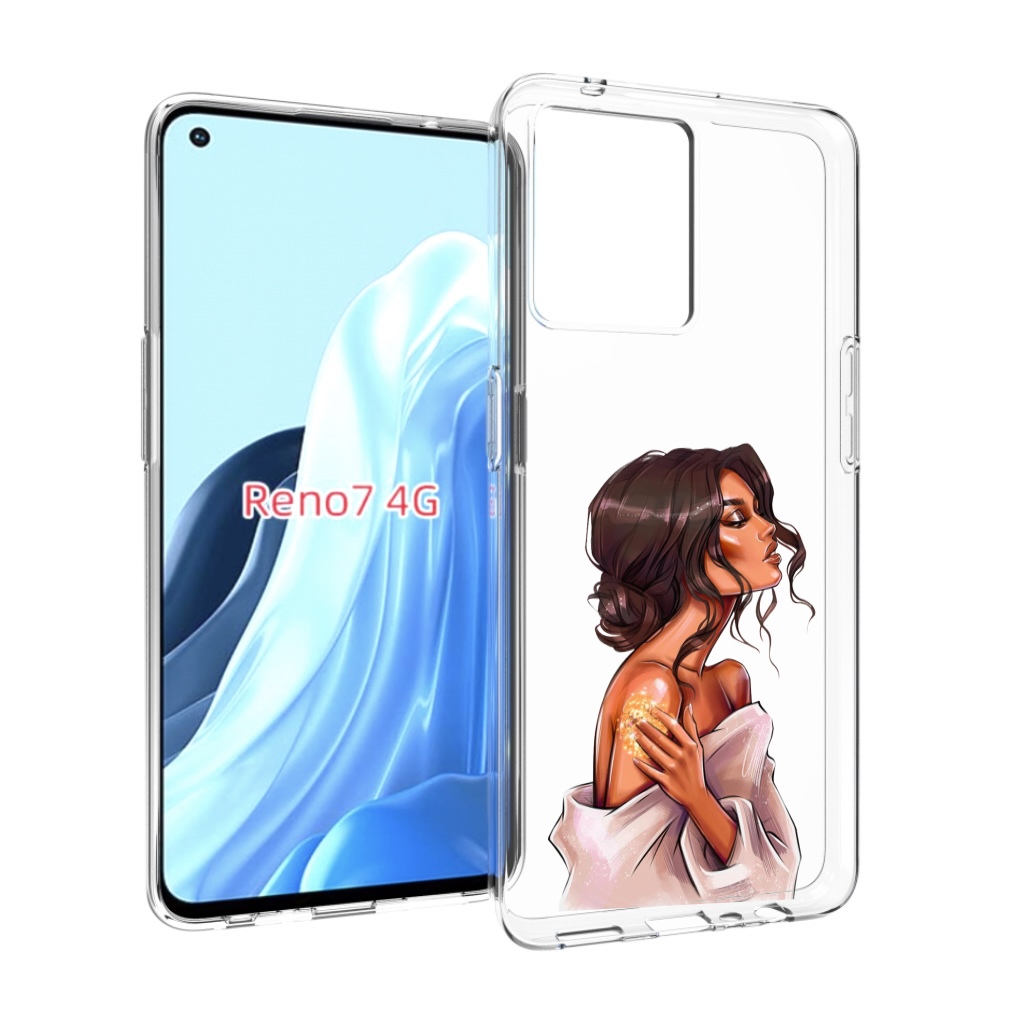 Чехол MyPads Девушка-нежная женский для OPPO RENO 7 4G