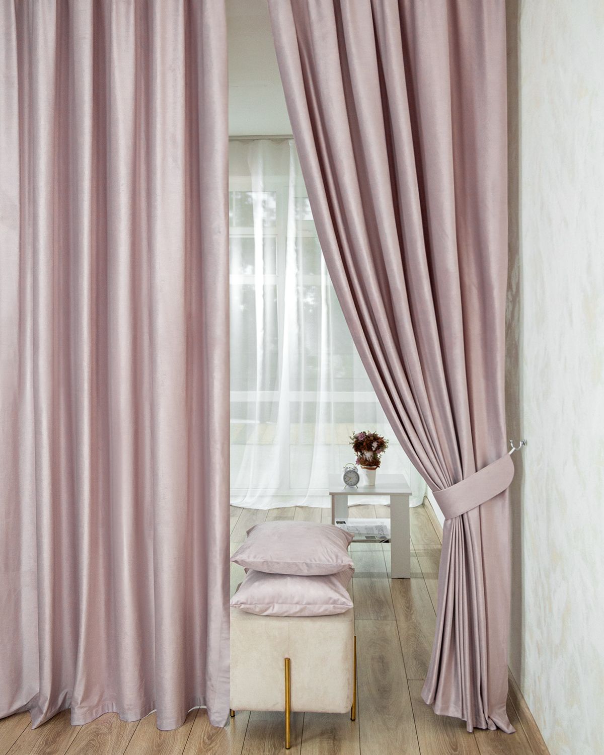 

Комплект штор бархат 300х260 Беллиссимо Лотос Evrika Home, Беллиссимо 2ш