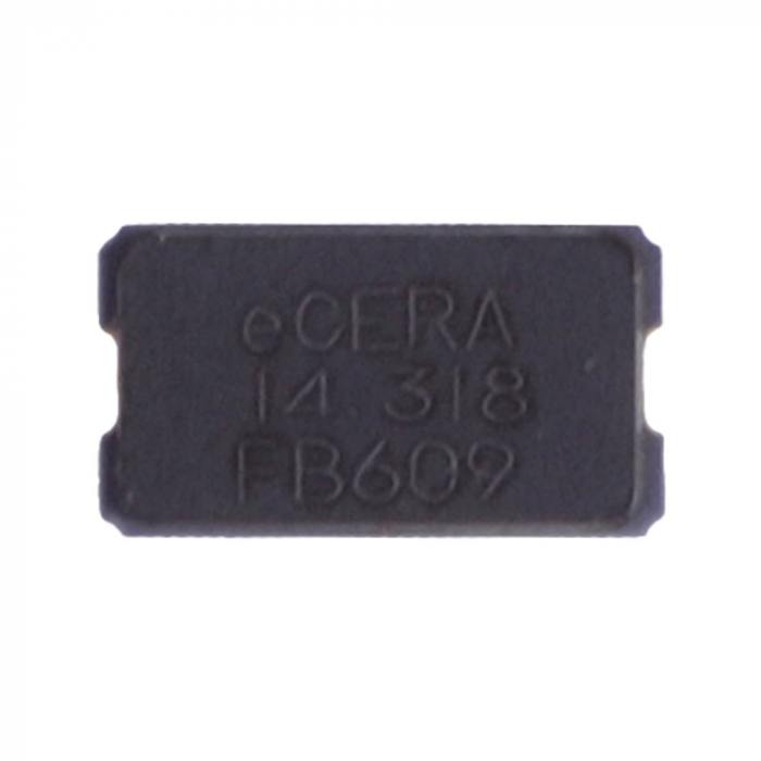 

Пассивный кварцевый генератор XTAL 14.318 MHz SMD 20PF/30PPM 8*4.5 FB14300200