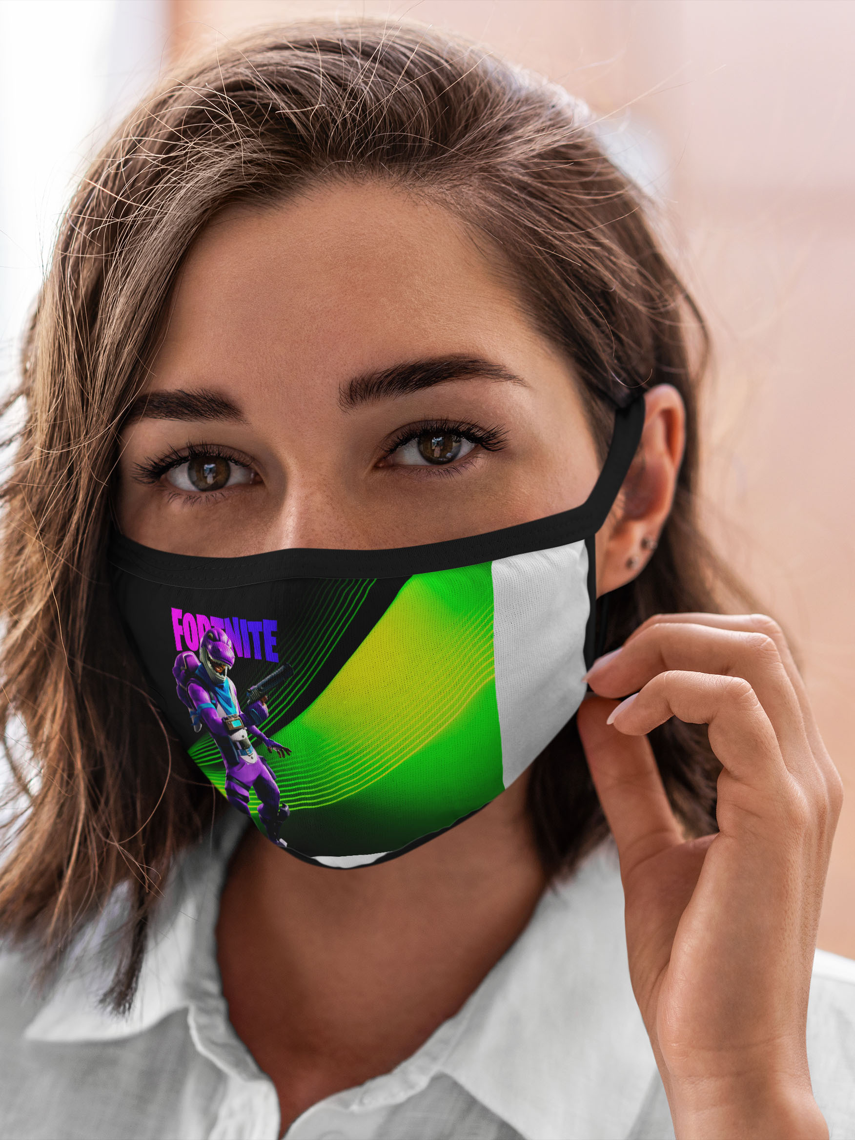 

Многоразовая маска унисекс Burnettie Fortnite, Разноцветный, Fortnite