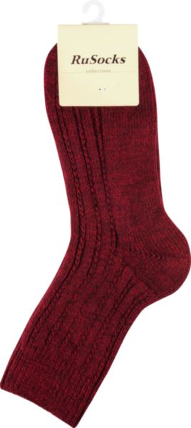 

Носки женские Rusocks бордовые 25