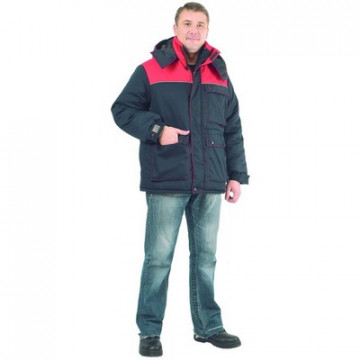 

Куртка рабочая NoBrand 487591-K синий/красный 64-66, 170-176