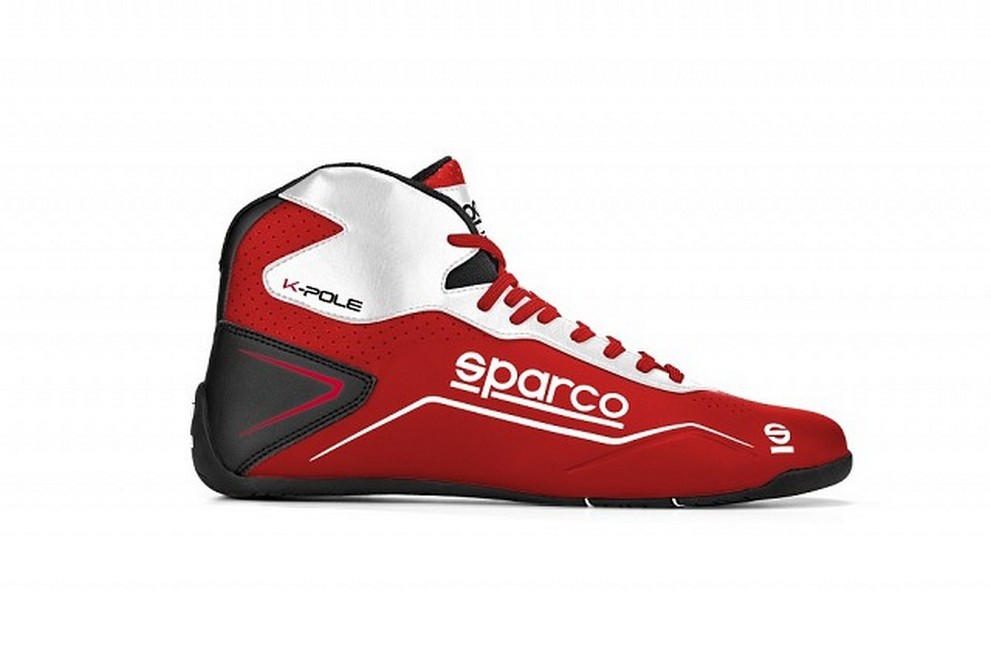 фото Sparco sparco 00126928rsbi ботинки для картинга k-pole, красный/белый, р-р 28