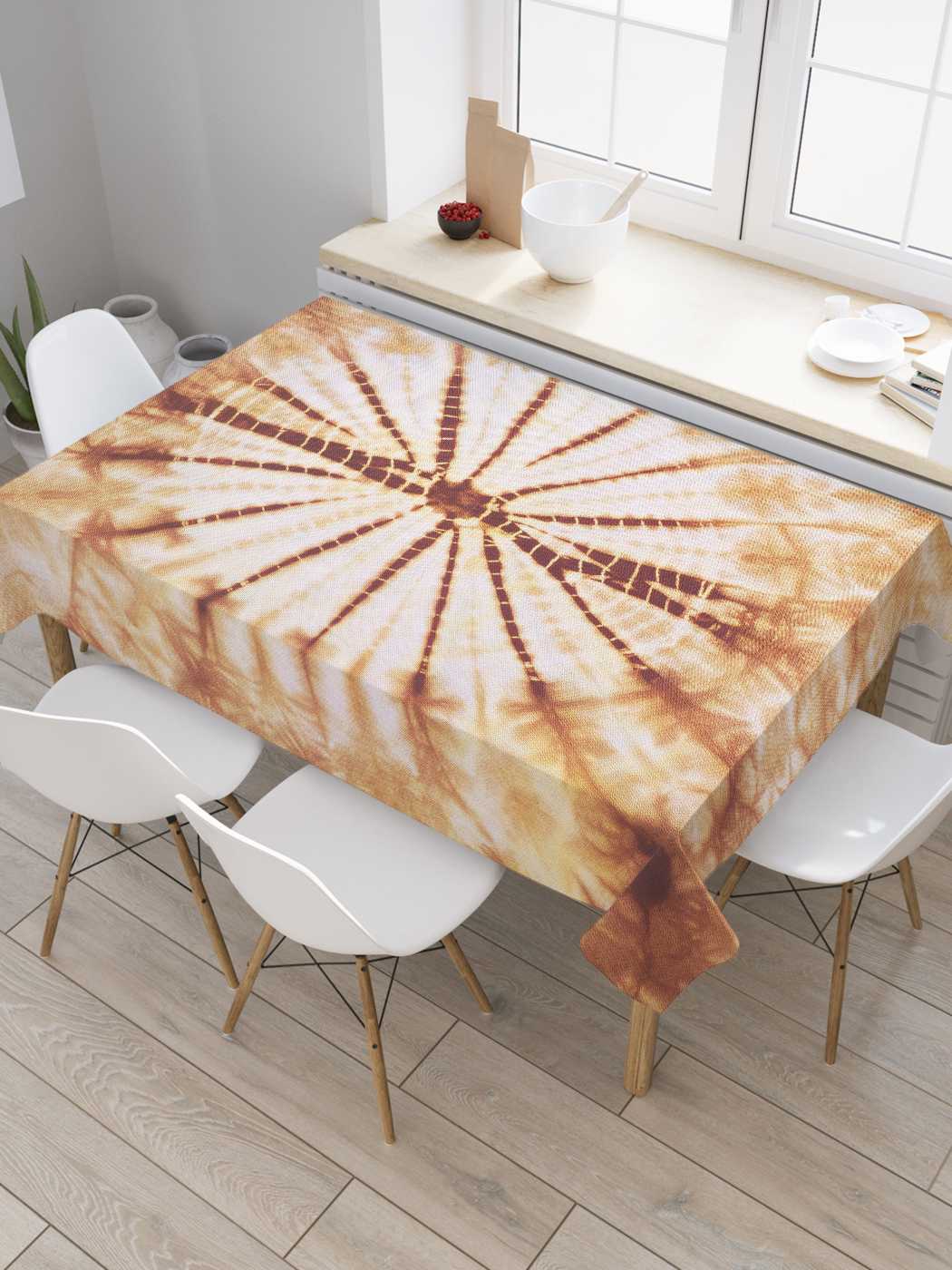 

Скатерть прямоугольная JoyArty "Дивный фантазер" из оксфорда, 120x145 см, Коричневый, Дивный фантазер