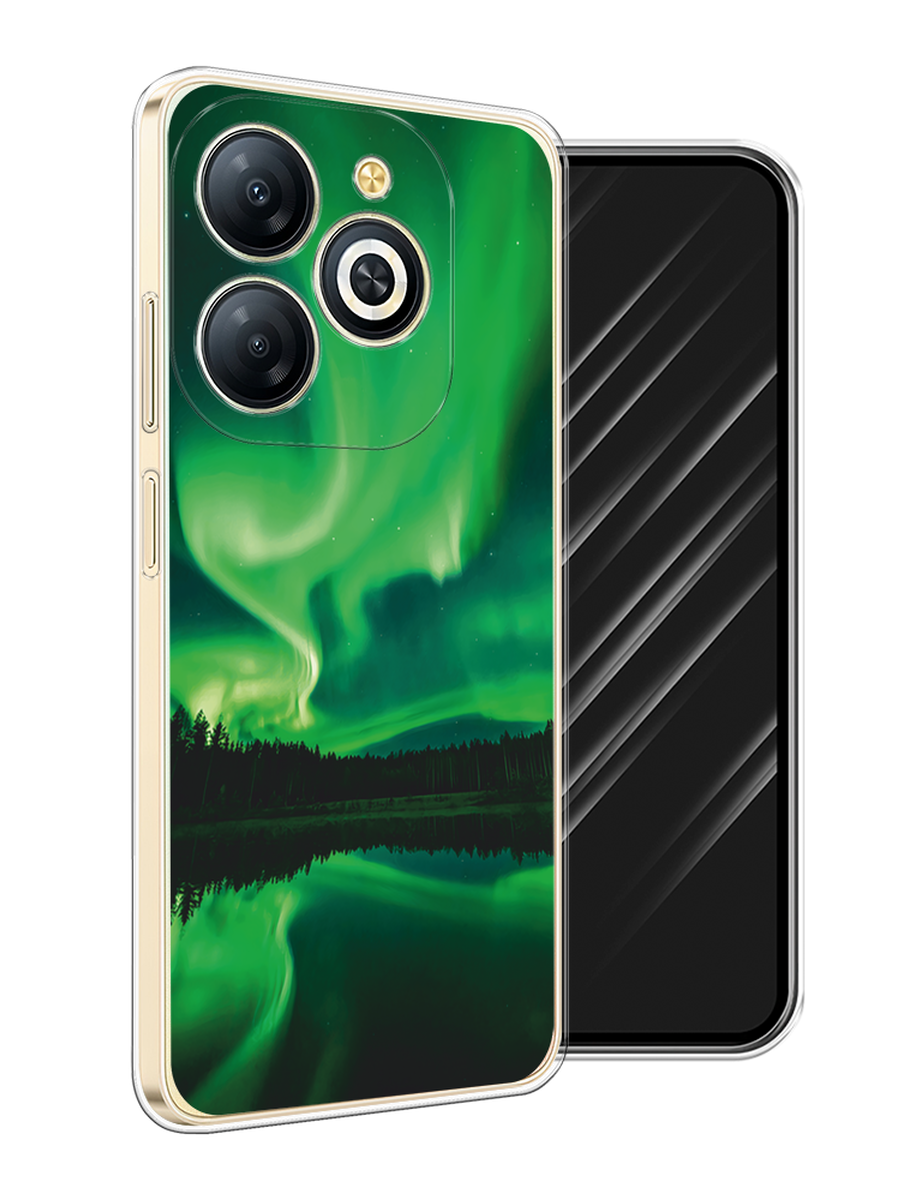 

Чехол Awog на Infinix Smart 8 Plus "Ночные пейзажи 7", Зеленый;черный, 3105550-1