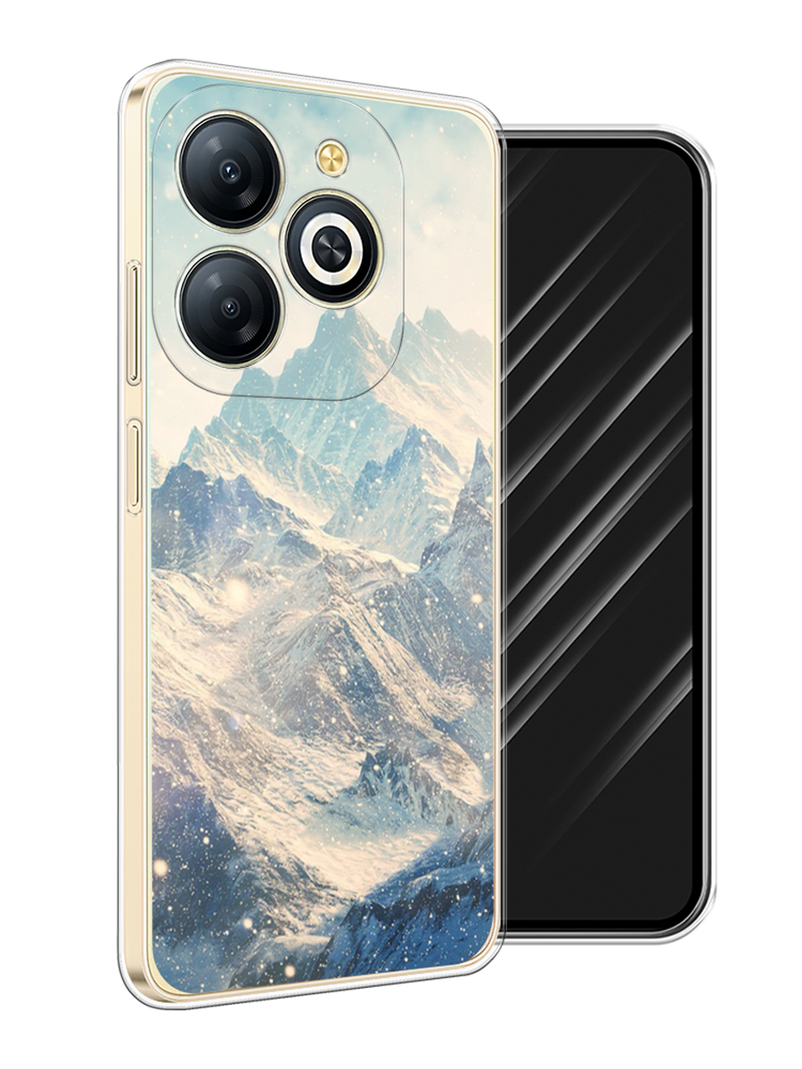 

Чехол Awog на Infinix Smart 8 Plus "Горы 4", Бирюзовый, 3105550-1