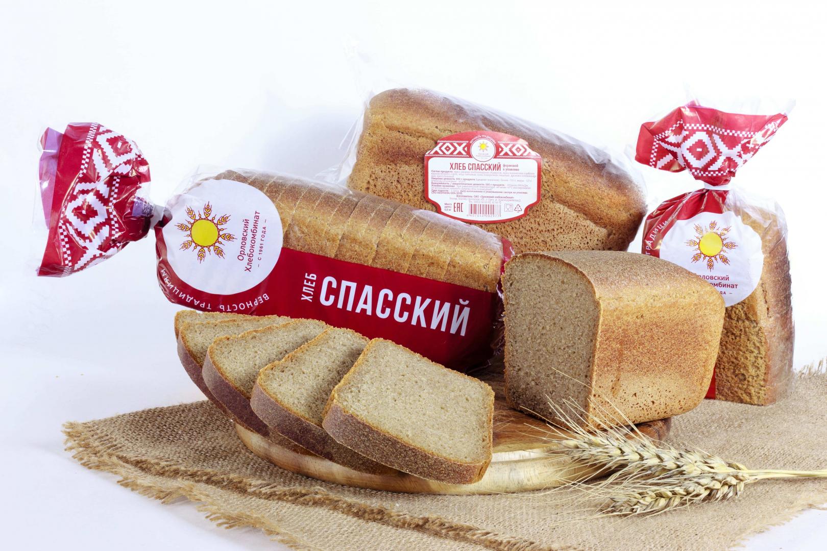 

Хлеб Орловский Хлебокомбинат Спасский пшенично-ржаной 600 г