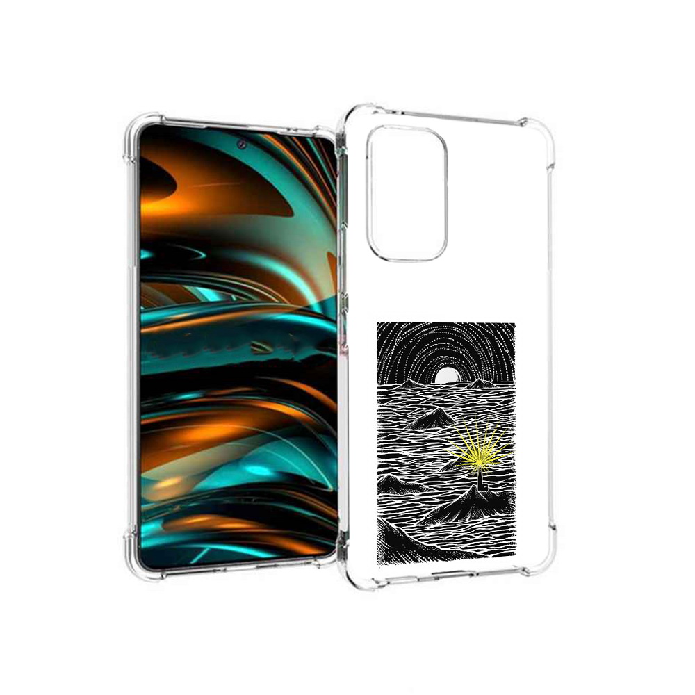 

Чехол MyPads Tocco для Samsung Galaxy A53 5G маяк в черно белом море (PT226911.521.460), Прозрачный, Tocco