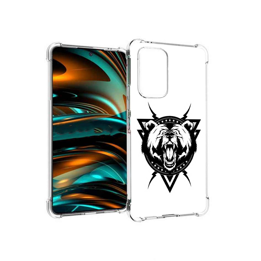 

Чехол MyPads Tocco для Samsung Galaxy A53 5G медведь в треугольнике (PT226911.521.464), Прозрачный, Tocco