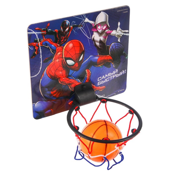 Баскетбольное кольцо с мячом Самый быстрый Человек паук Р00000309 баскетбольное кольцо с мячом