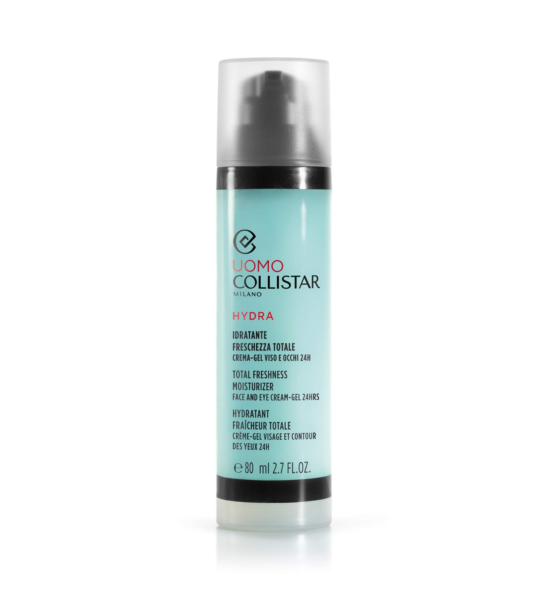 

Увлажняющий крем гель Collistar Hydra Total Freshness Moisturizer Cream Gel 24H 80мл, Collistar Men Care