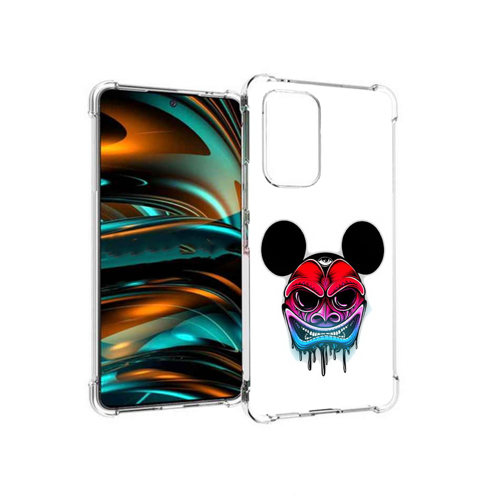 

Чехол MyPads Tocco для Samsung Galaxy A53 5G микки в маске (PT226911.521.473), Прозрачный, Tocco