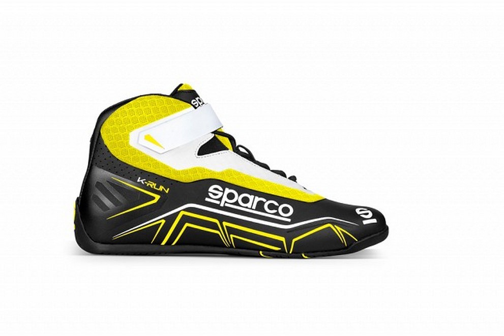 фото Sparco sparco 00127130nrgf ботинки для картинга k-run, детские, чёрный/жёлтый, р-р 30