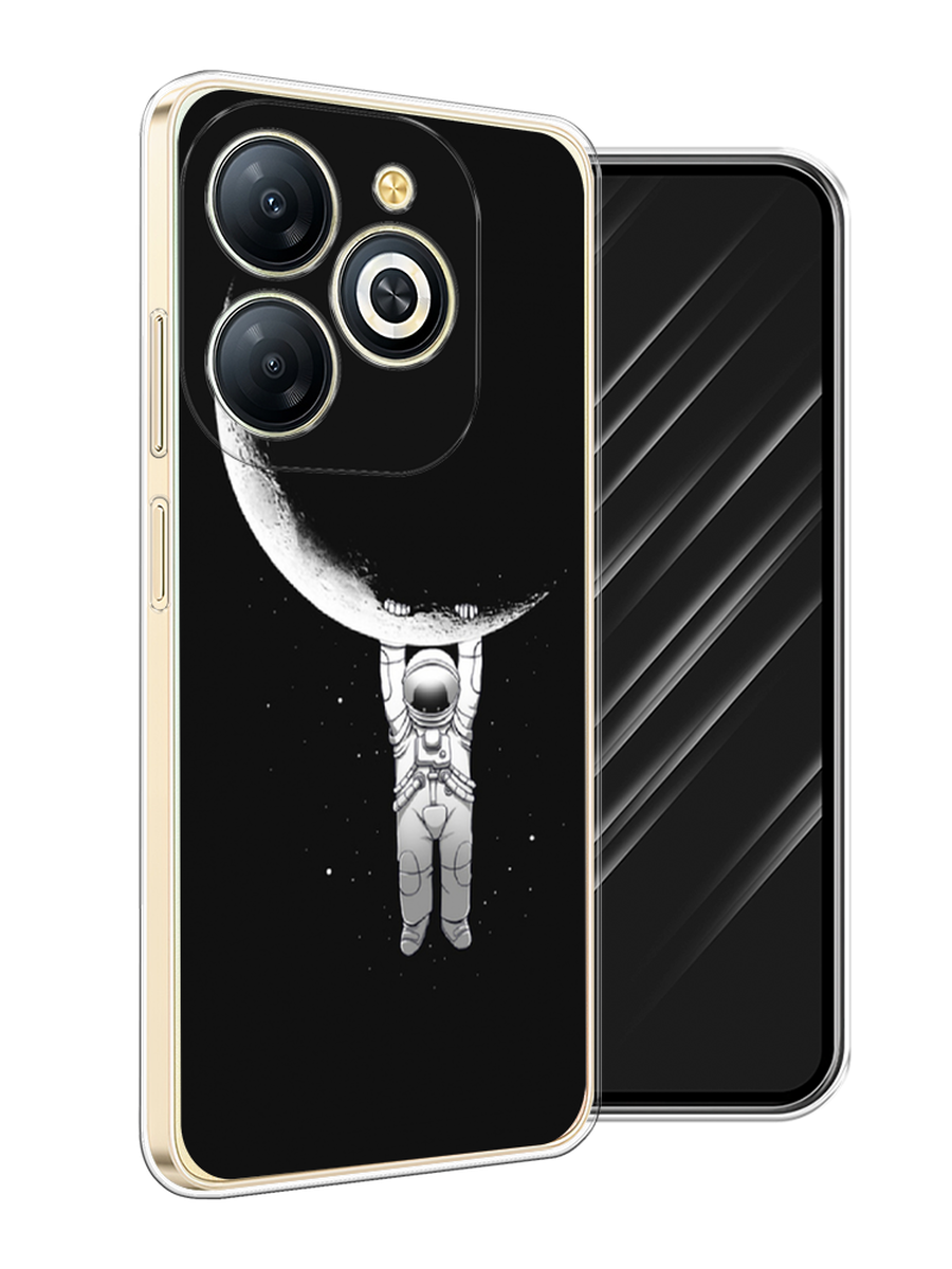 

Чехол Awog на Infinix Smart 8 Plus "Космонавт", Белый;черный, 3105550-1