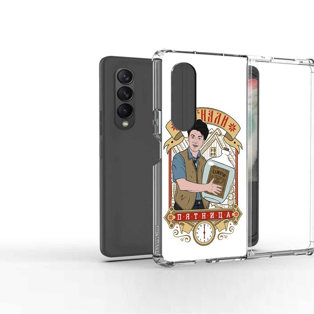 

Чехол MyPads Tocco для Samsung Galaxy Z Fold2 Погнали пятница, Прозрачный, Tocco