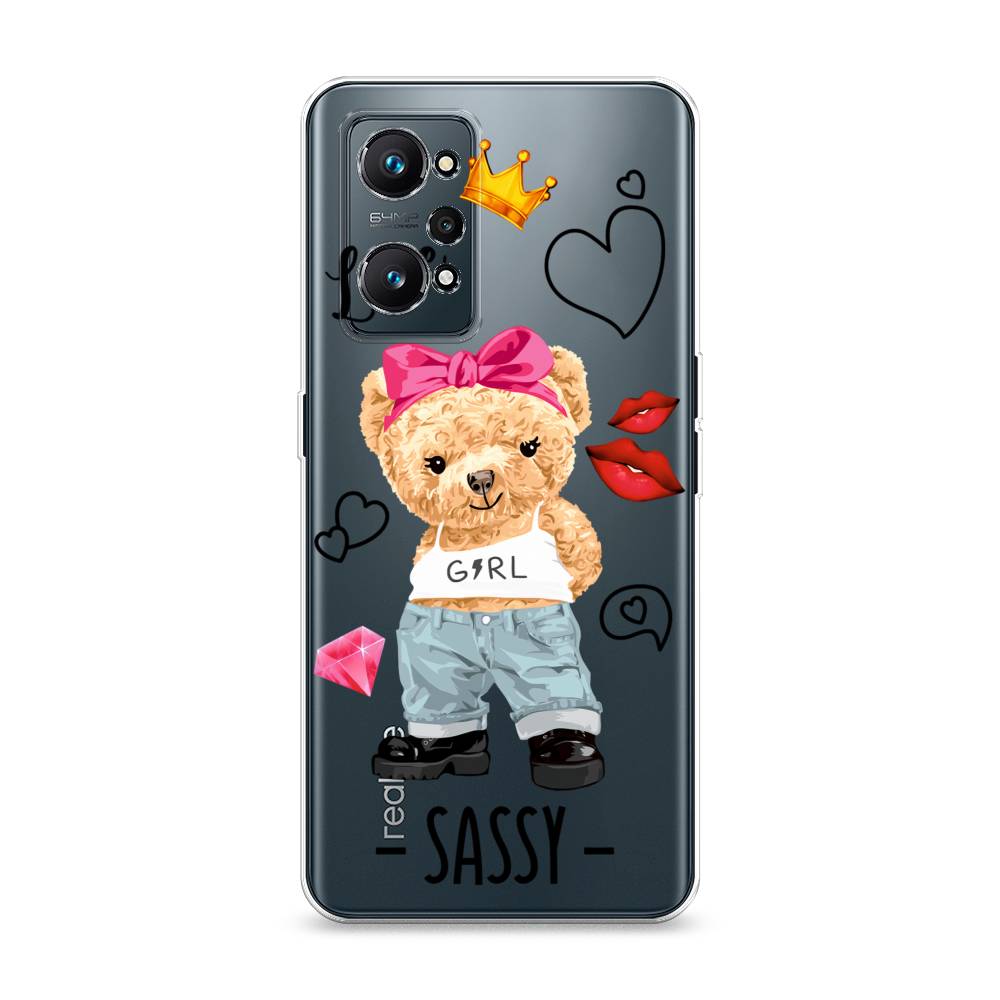 

Чехол на Realme GT Neo 2 "Sugar Mommy", Голубой;белый;розовый, 257750-6