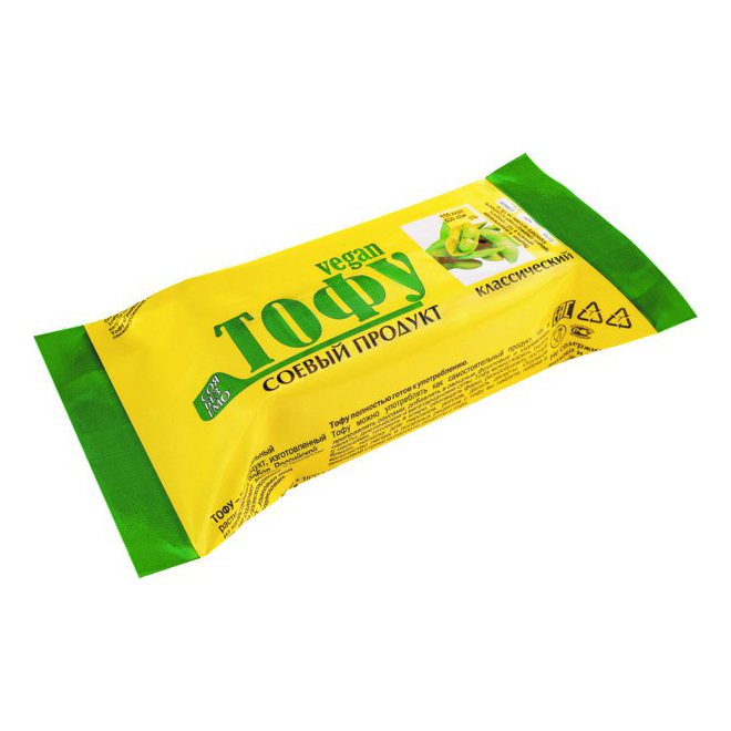 

Растительный аналог сыра Vegan Тофу классический 100 г