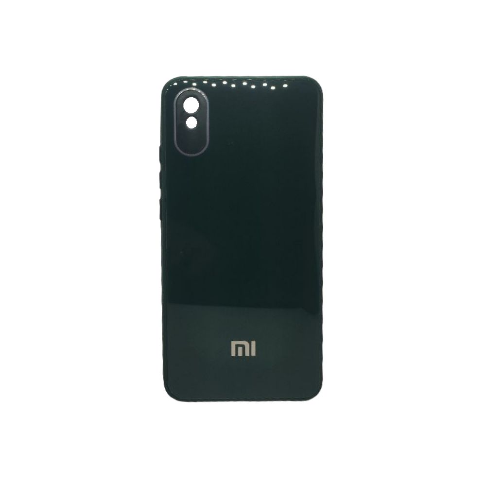 

Чехол пластиковый с защитой камеры Xiaomi Redmi 9A (темно-зеленый)