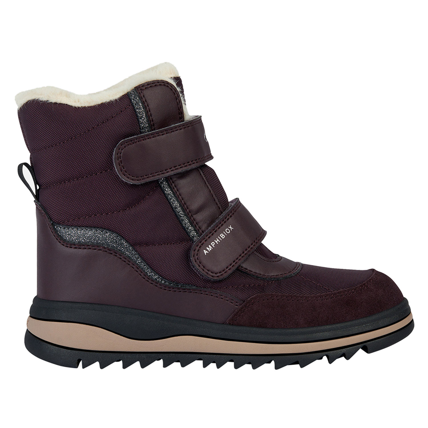 

Полусапоги Geox J Adelhide G.b Abx B Dk Burgundy (Eur:30), Бордовый, J Adelhide G.b Abx B