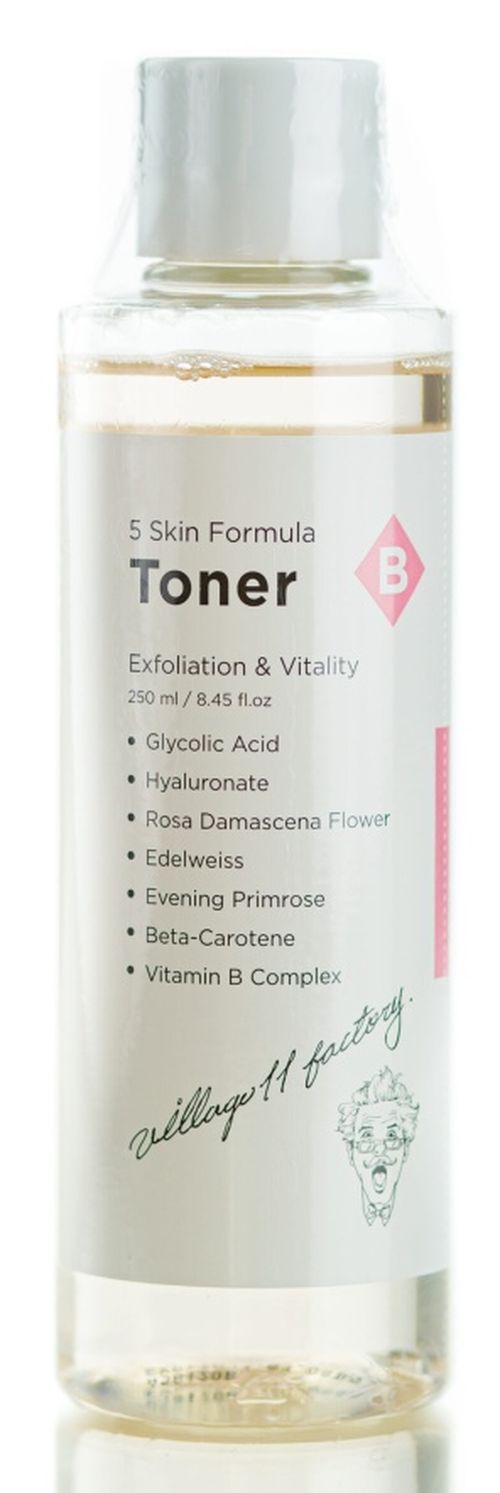 Тонер для лица с витамином В и АНА-кислотами Village 11 Factory B Skin Formula Toner,250мл