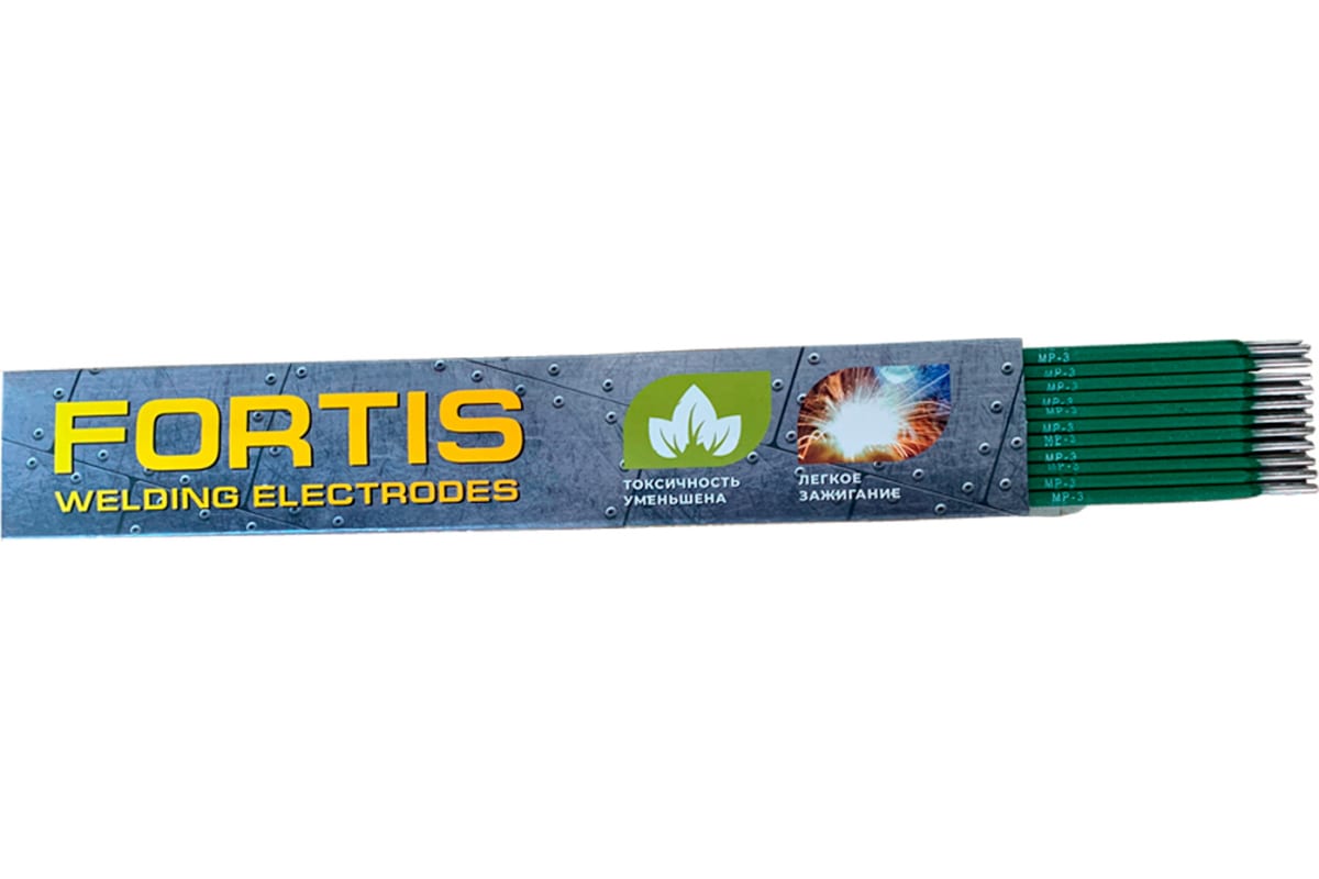 фото Fortis электроды мр 3 3мм (5кг) nobrand