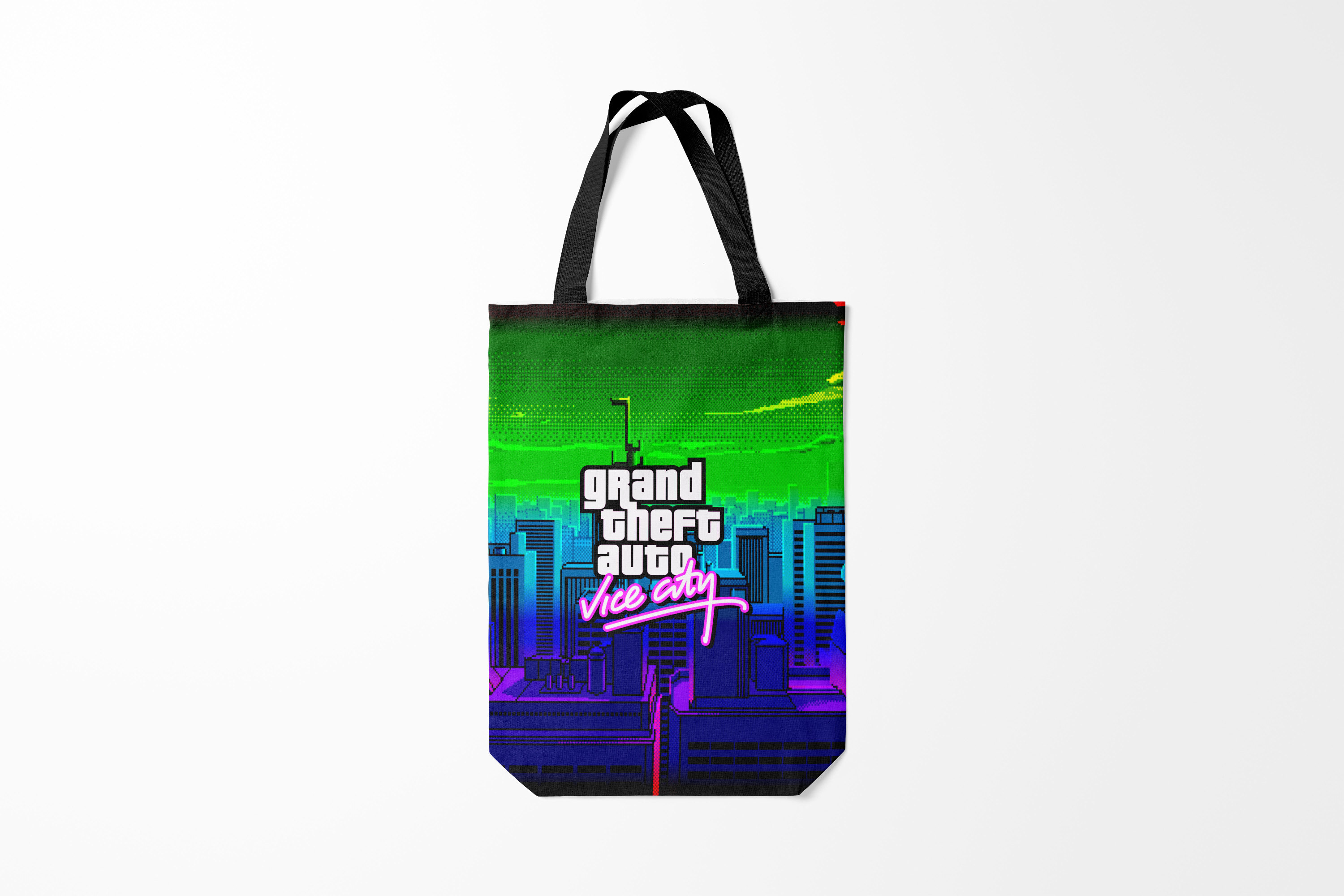 

Сумка шoппер унисекс Burnettie GTA ГТА Вайс ситиS,, GTA ГТА Вайс ситиS