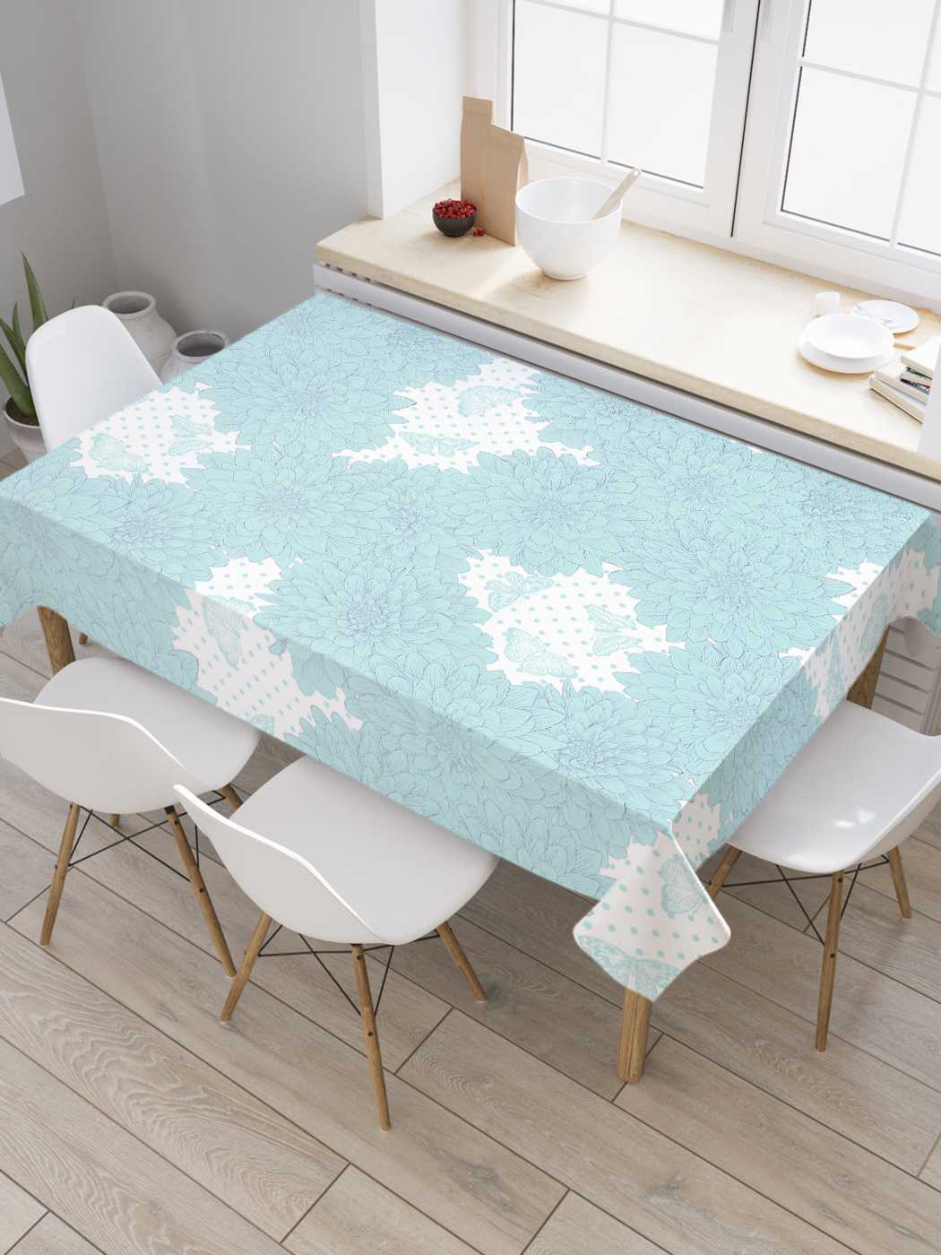 

Скатерть прямоугольная JoyArty "Воображаемое пространство" из оксфорда, 120x145 см, Голубой, Воображаемое пространство