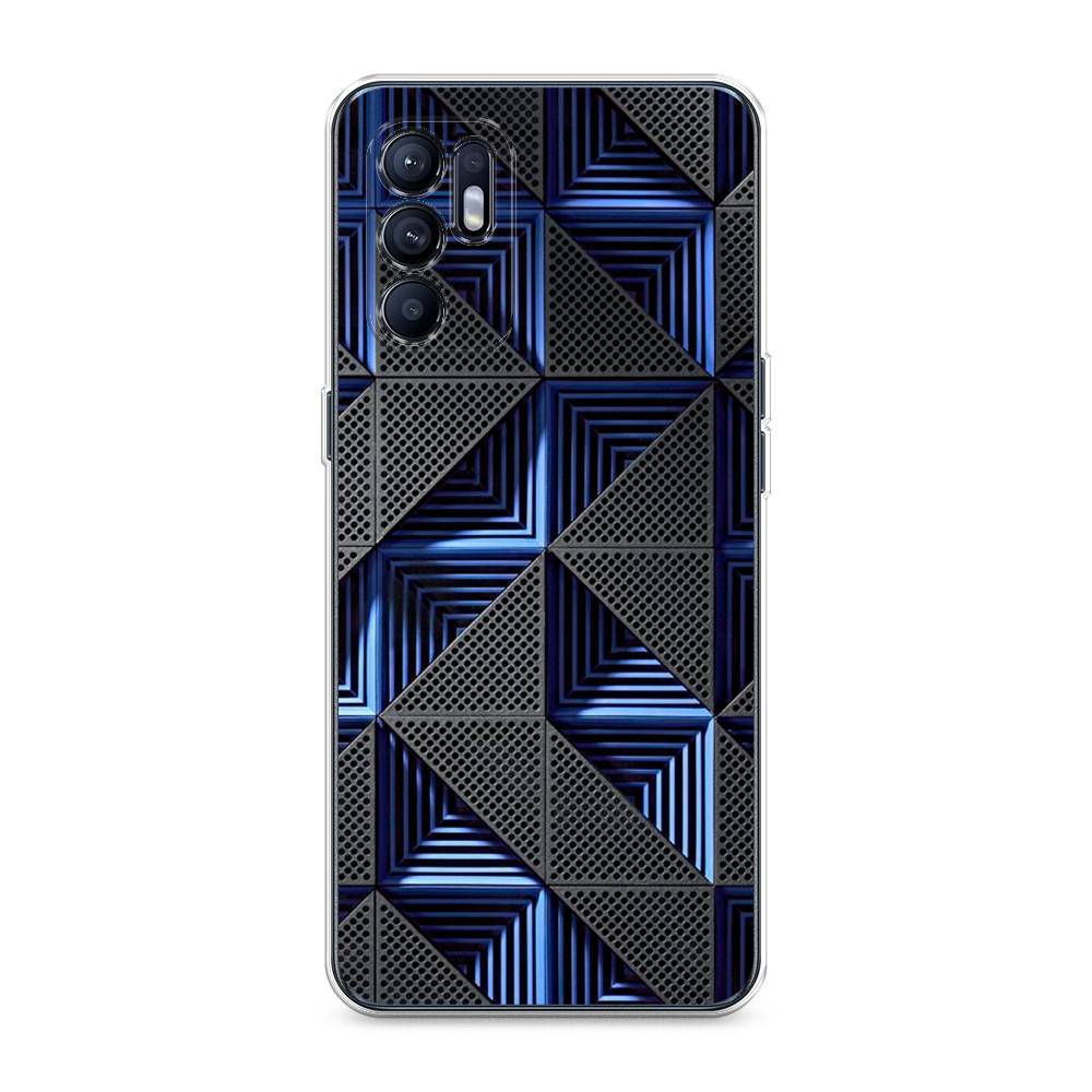 

Чехол для Oppo Reno 6 4G "IBM", Серый;синий, 257850-3
