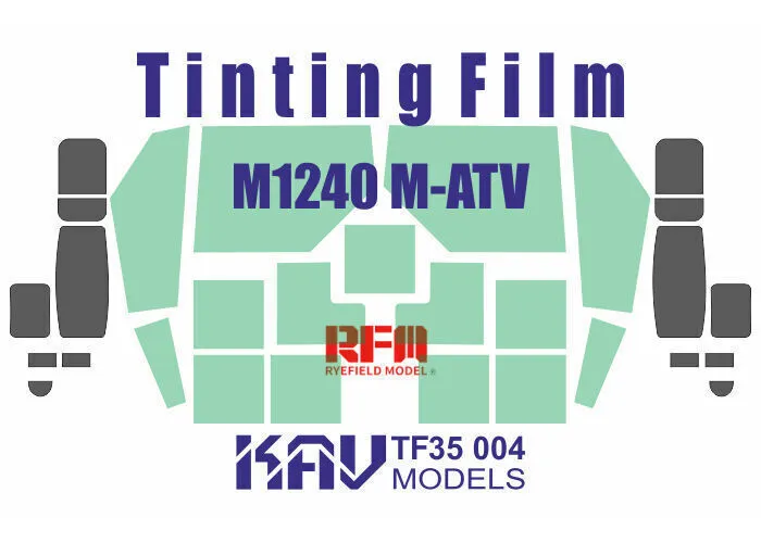 

Тонировочная пленка KAV models 1/35 М1240 M-ATV RFM TF35 004