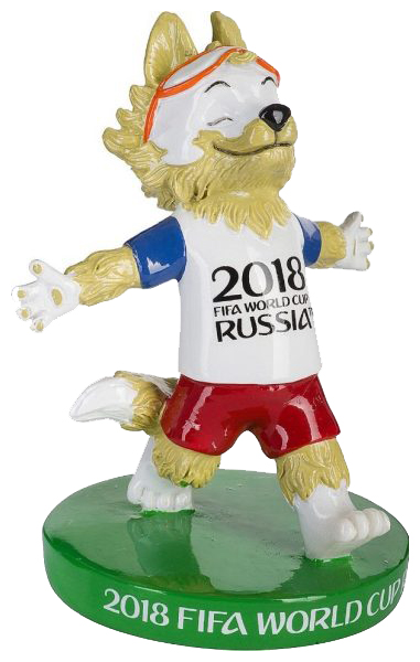 Фигурка из полистоуна FIFA 2018 Забивака Триумф! 6 см СН048 FIFA 2018