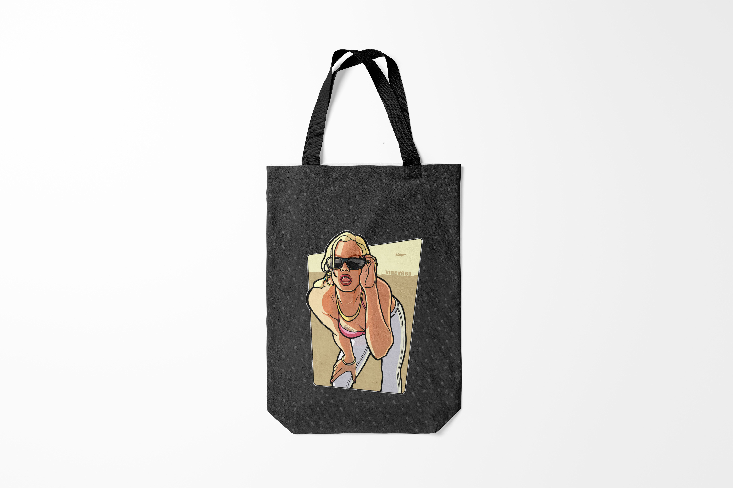 

Сумка шoппер унисекс Burnettie GTA SA Девушка в очках,, GTA SA Девушка в очках