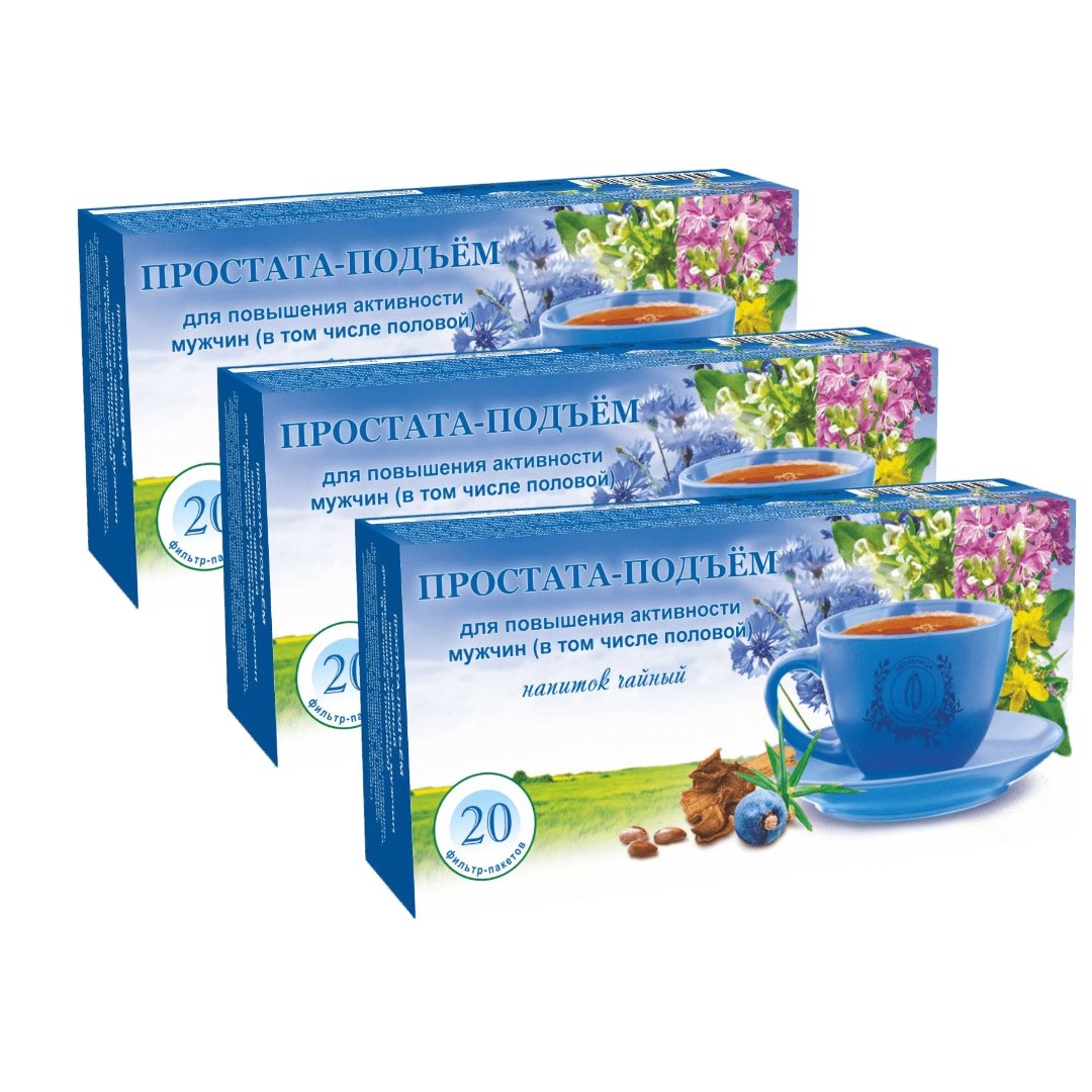 Чай Травник Гордеев Простата подъем фильтр-пакет 1.5 гр №20, 3 шт