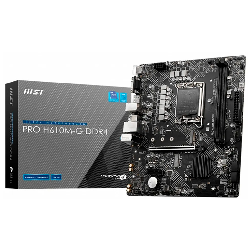 

Материнская плата MSI Pro H610M-G DDR4, Pro H610M-G DDR4