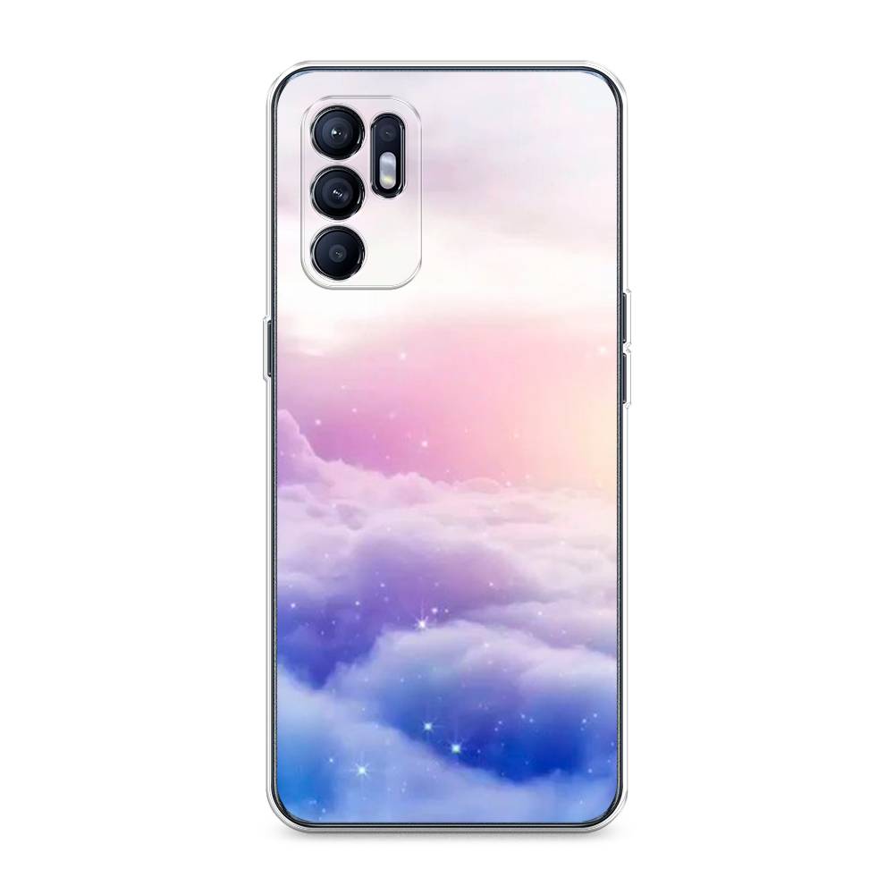

Чехол для Oppo Reno 6 4G "Небеса", Голубой;белый;розовый, 257850-2