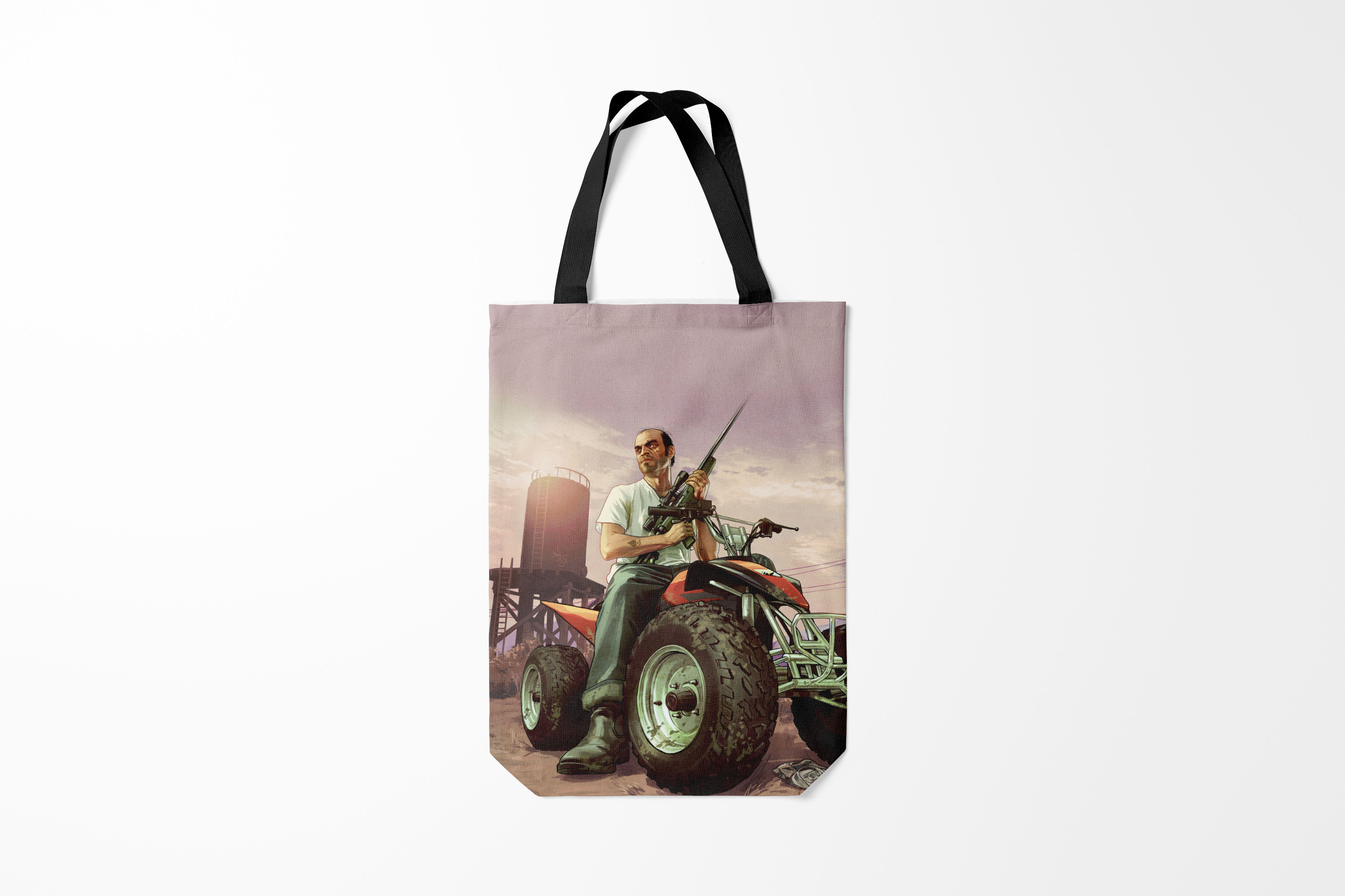 

Сумка шoппер унисекс Burnettie GTA Grand Theft Auto,, GTA Grand Theft Auto