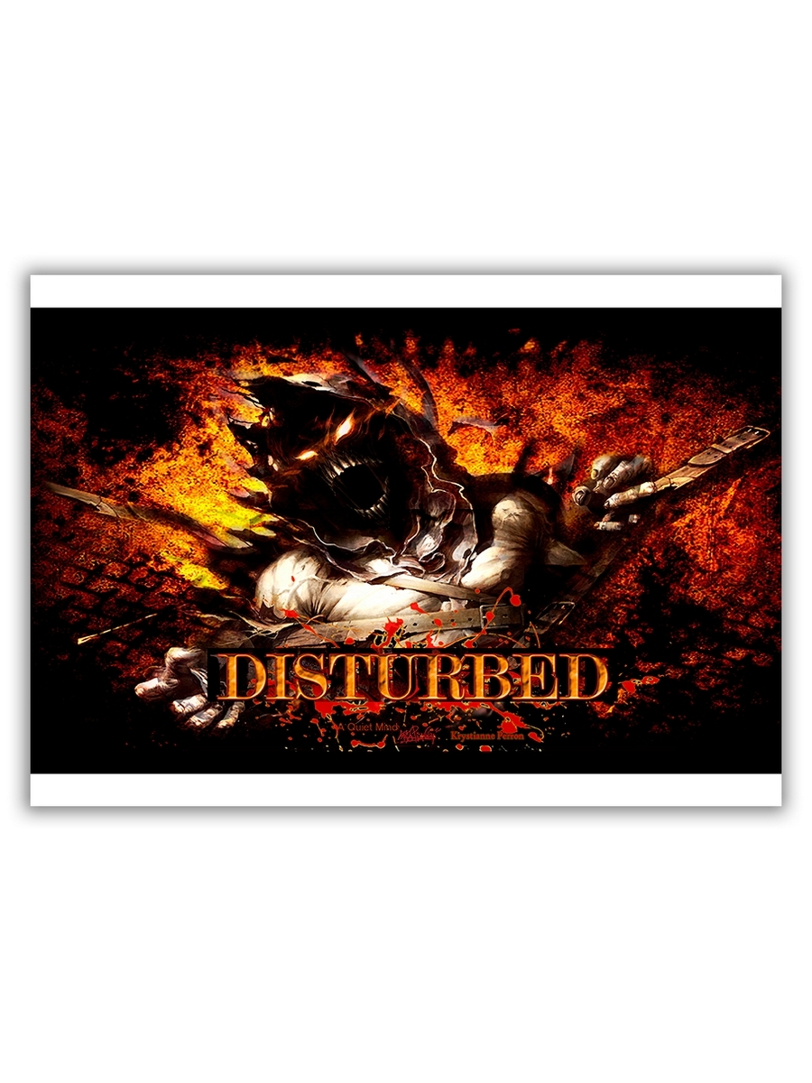 фото Магнит на холодильник drabs большой - a4, disturbed