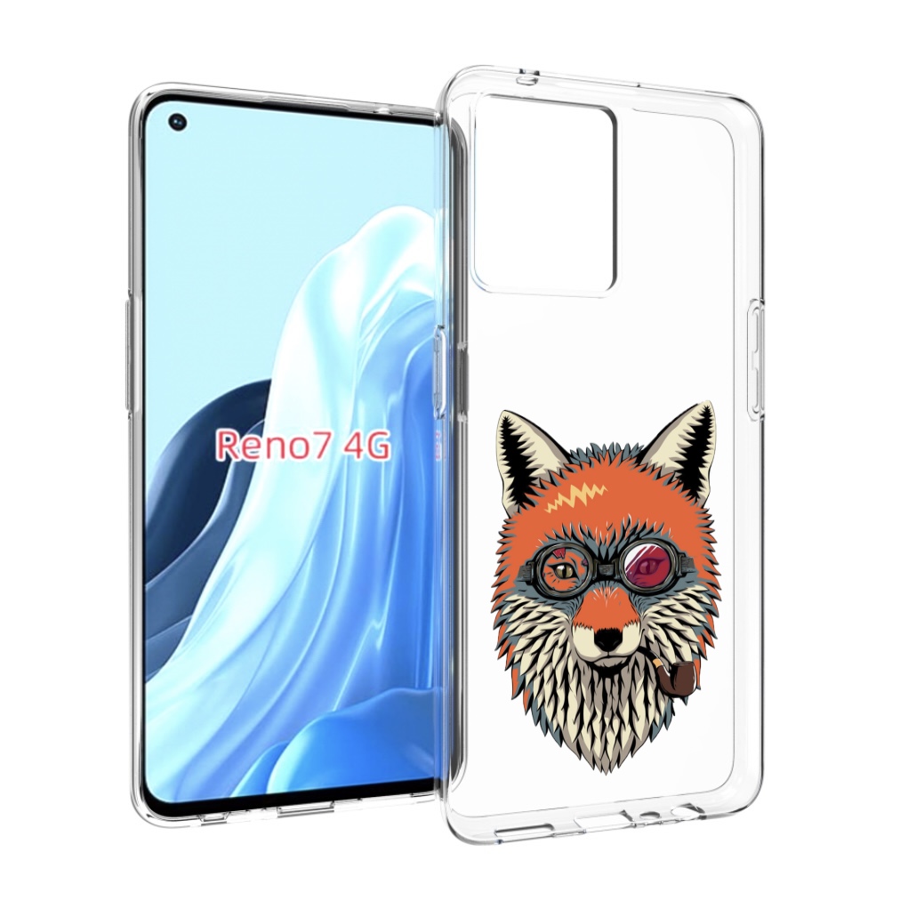 

Чехол MyPads Деловой лис для OPPO RENO 7 4G, Прозрачный, Tocco