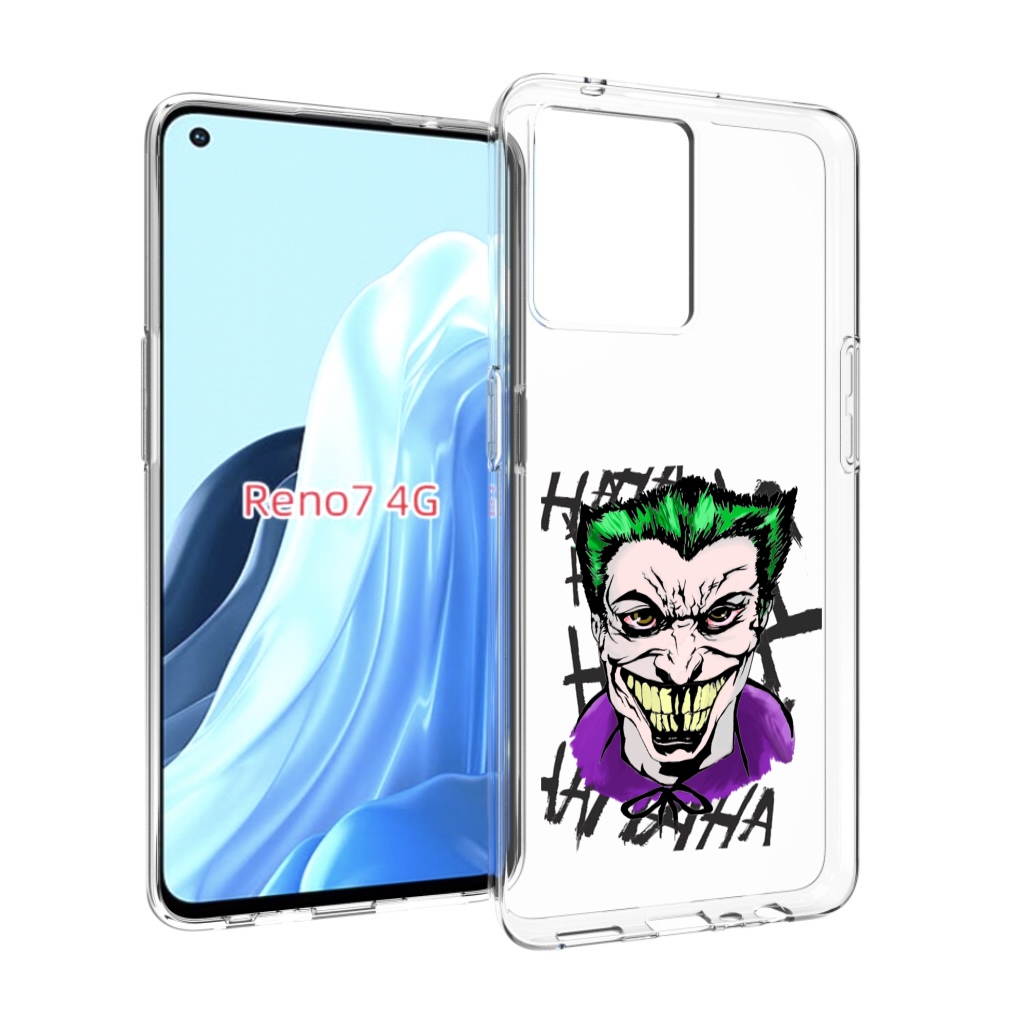 

Чехол MyPads Джокер-крейзи для OPPO RENO 7 4G, Прозрачный, Tocco